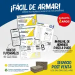 Cómoda Centro Estant Negra 3 Cajones Alto 83cm Ancho 100cm