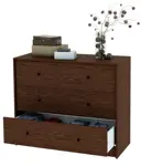 Mueble Cajonera Comoda 3 Cajones Dormitorio Soporta Lcd