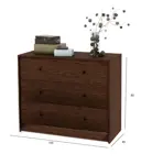 Mueble Cajonera Comoda 3 Cajones Dormitorio Soporta Lcd