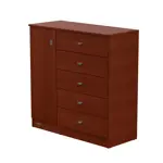 COMODA PACK  5 CAJONES  -  CAOBA                            