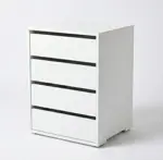 Comoda Interior De Placard 4 Cajones Blanco