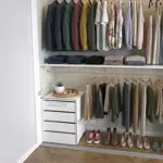 Comoda Interior De Placard 4 Cajones Blanco