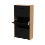 Zapatero Centro Estant Evolution 18 Pares Negro Alto 1.13M