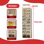 Organizador de Zapatos 6 y 9 Pisos - GM6577/6578, Modular y Resistente 9
