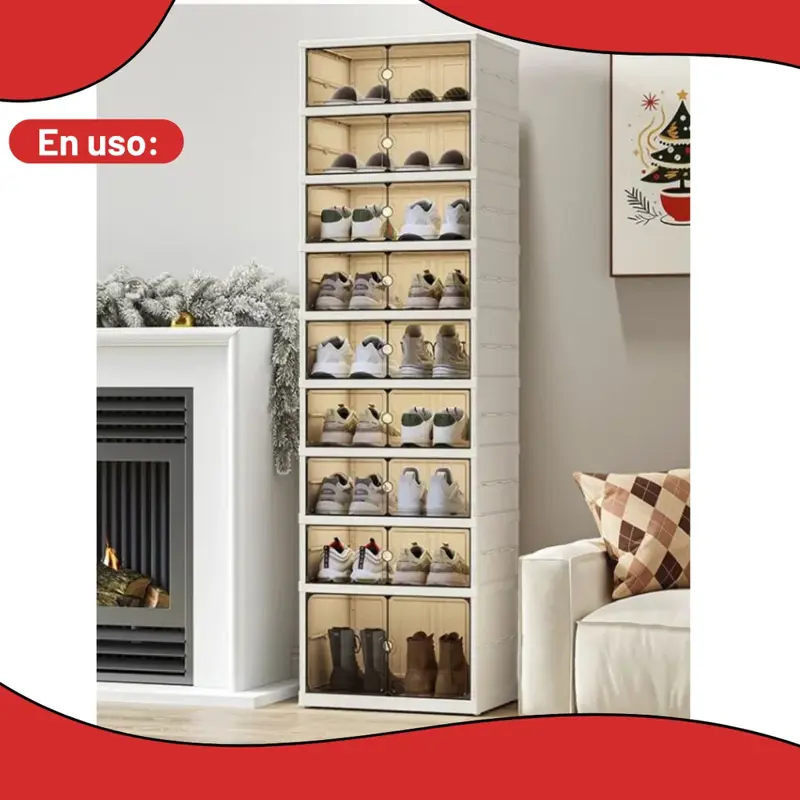 Organizador de Zapatos 6 y 9 Pisos GM6577/6578, Modular y Resistente 9