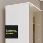 Zapatero Madesa Isis 1 Puerta Con Espejo 182 Cm X 60 Cm