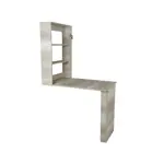 BARRA PLEGABLE FLOTANTE MELAMINA HELSINKI