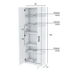 Super Mueble Organizador Despensero Con Estantes 1,80 Mts