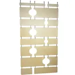 Separador De Ambiente Divisor De Habitación Colgante Biombo - 225cm X 1Mts