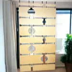 Separador De Ambiente Divisor De Habitación Colgante Biombo - 225cm X 1Mts