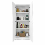 Despensero Cocinas Y Lavaderos, 2 Puertas 3 Estantes Gacela Blanco