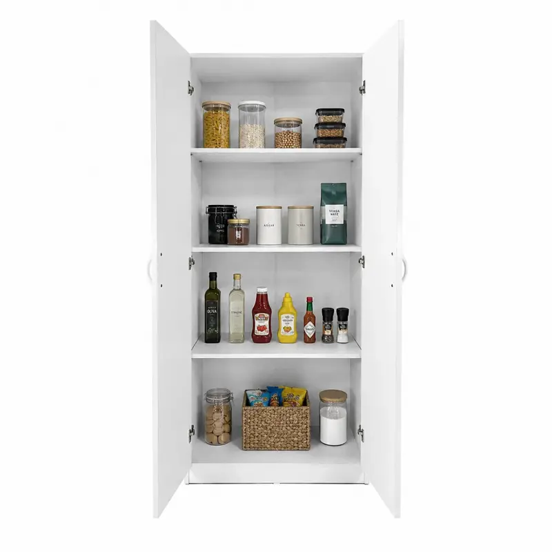 Despensero Cocinas Y Lavaderos, 2 Puertas 3 Estantes Gacela Blanco
