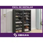 Zapatero Rack Botinero Organizador De Calzado 12 Niveles 36 Pares Hermético Dehuka