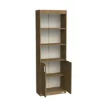 BIBLIOTECA 60 CON ESTANTES Y PUERTAS - MEL AVELLANA         