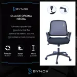 Bynox Silla de oficina negra