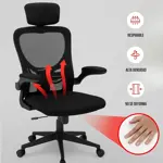Silla De Oficina Escritorio Alta Ergonomica Negra Niviko