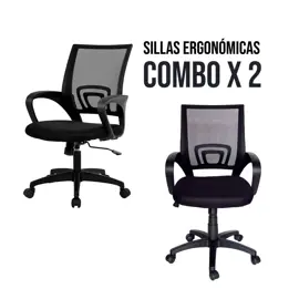 Combo Silla Ergonómica De Escr...
