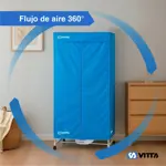 Secador De Ropa A Calor Tender Vertical 2en1 Portátil Vitta