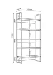 ESTANTERIA STEEL DST21 DST21RN DELOS