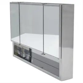 Botiquin Para Baño  Acero Inox 3 Cu...
