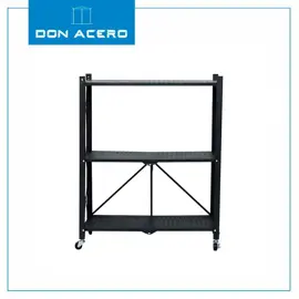 Estantería Plegable De 3 Nivel...