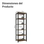 Organizador Multiuso Estante Cocina Lavadero Despensa 59 Cm