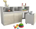 JUGUETERO C/3 CAJONES 3038-NCE TABLES