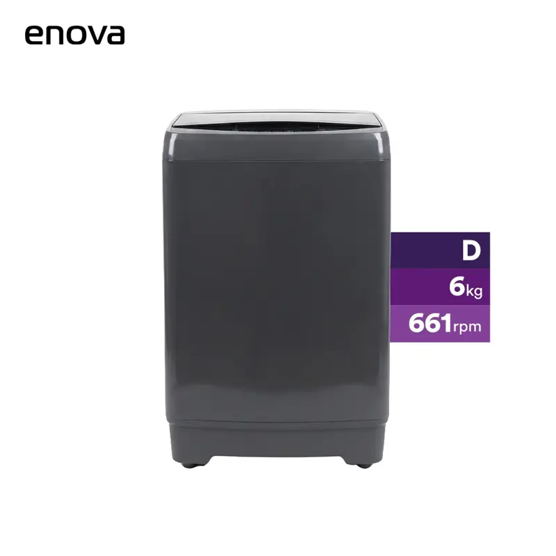 Lavarropas Enova Carga Superior 6 kg Gris