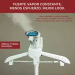 Plancha A Vapor Brisa Lumina Roja Doméstica