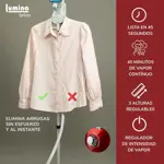 Plancha A Vapor Brisa Lumina Roja Doméstica