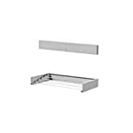 Tender Extensible Acero Para Pared Gris 80cm 5 Varillas