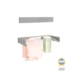 Tender Extensible Acero Para Pared Gris 80cm 5 Varillas