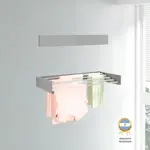 Tender Extensible Acero Para Pared Gris 80cm 5 Varillas