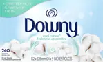 Suavizante de ropa de algodón Downy Cool Dryer Sheets, 240 unidades