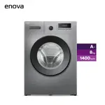 Lavarropas Enova LE08F10 carga frontal 8 kg Gris
