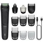Multigroom MG3931/15 - 10 Accesorios, Rostro, Cabello y Cuerpo, Negro