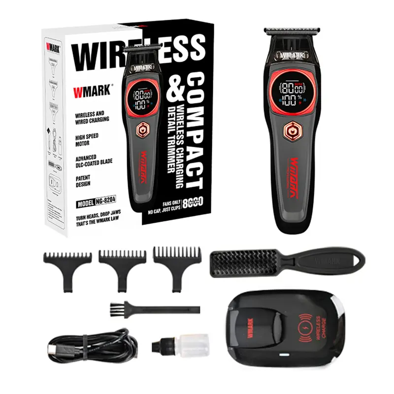 Trimmer Inalámbrica Wmark NG 8204 8000 Rpm Pantalla Digital