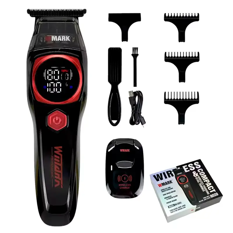Trimmer Inalámbrica Wmark NG 8204 8000 Rpm Pantalla Digital