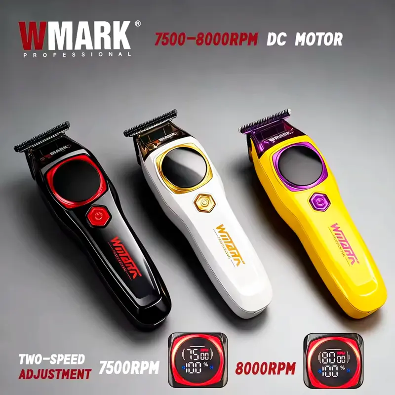 Trimmer Inalámbrica Wmark NG 8204 8000 Rpm Pantalla Digital