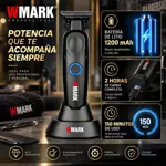 Trimmer Inalam C/Accesorios Wmark Ng-7212 Hoja Dlc 7500 Rpm