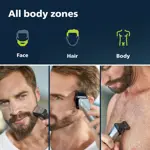 Kit de aseo PHILIPS Norelco Multigroom 9000 MG9740 18 en 1