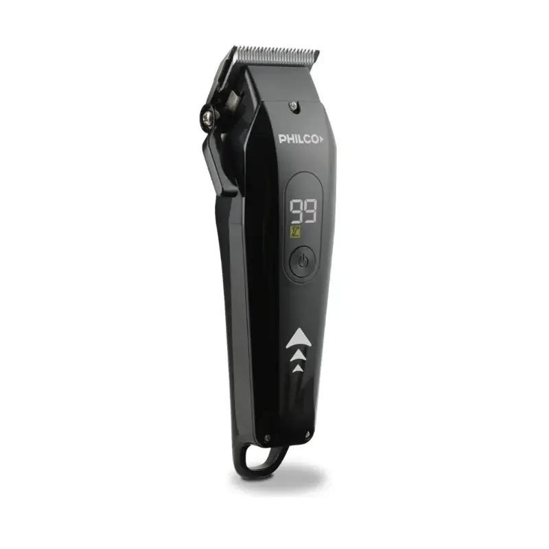 cortapelo philco hc9911 inalámbrico clipper turbo pro cuchillas de acero inoxidable display digital