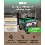 Generador Grupo Electrógeno 7500 Watts Bron by Gadnic 16 HP 25 L