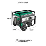 Generador Grupo Electrógeno 7500 Watts Bron by Gadnic 16 HP 25 L