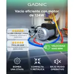 Bomba de Vacío Gadnic Aire Acondicionado 60L 124w
