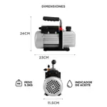 Bomba de Vacío Gadnic Aire Acondicionado 60L 124w