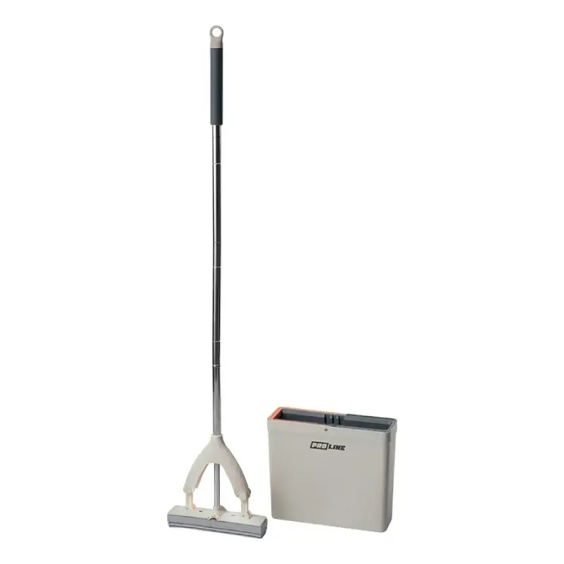 Balde Trapeador Proline con Mopa Centrifugador Gris MPLVP02 NS