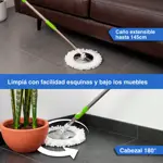 Mopa Vitta de Limpieza Centrifuga con Balde Color Verde