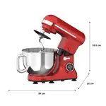BATIDORA PLANETARIA SMARTLIFE 1000W BEIGE/ROJA