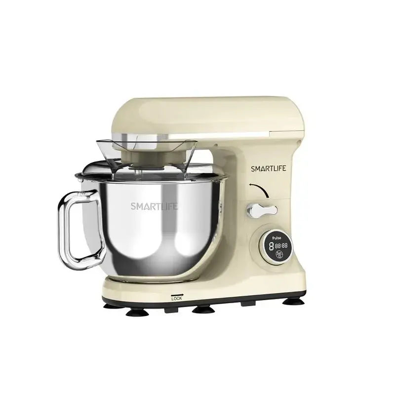 BATIDORA PLANETARIA SMARTLIFE 1000W BEIGE/ROJA